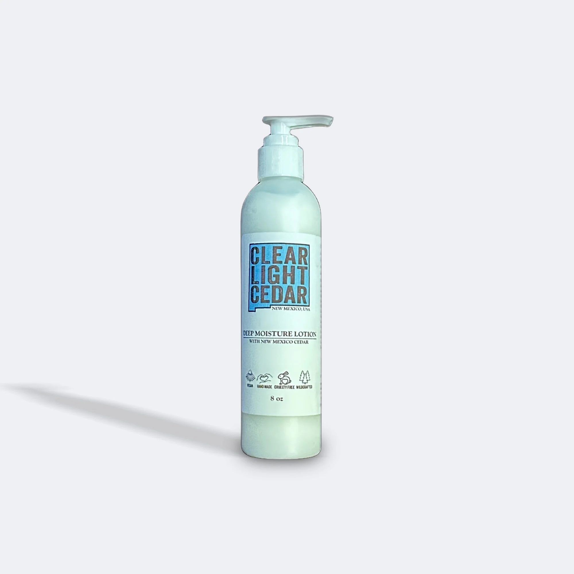 Deep Moisture Lotion with New Mexico Cedar 8 oz — Clear Light